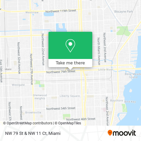 Mapa de NW 79 St & NW 11 Ct