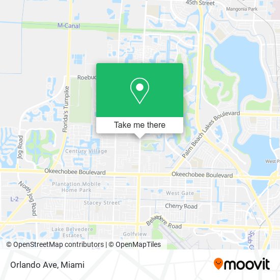 Orlando Ave map