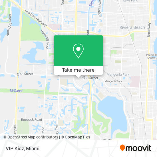 VIP Kidz map