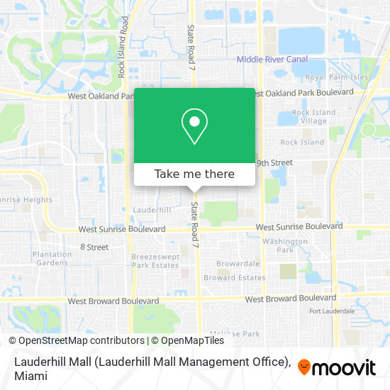 Mapa de Lauderhill Mall (Lauderhill Mall Management Office)