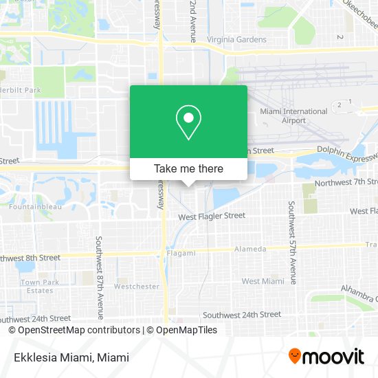 Ekklesia Miami map