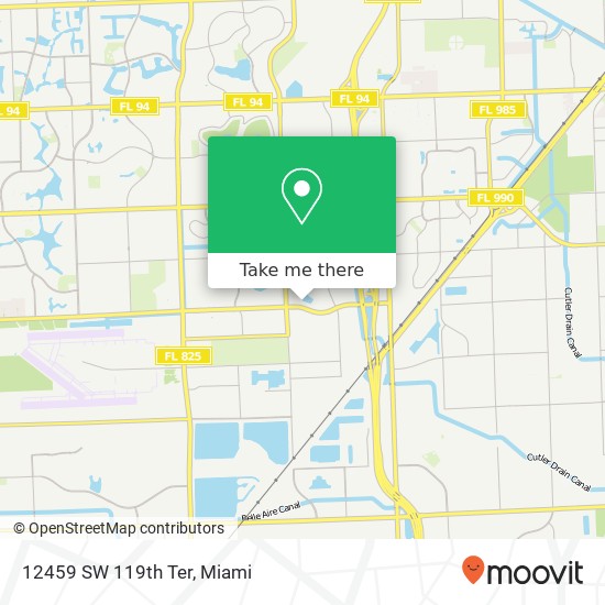 12459 SW 119th Ter map