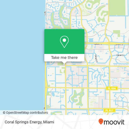 Coral Springs Energy map