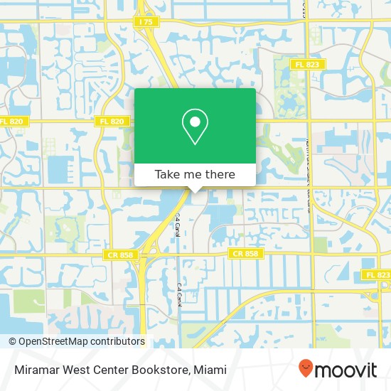 Miramar West Center Bookstore map