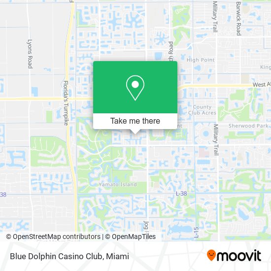 Blue Dolphin Casino Club map