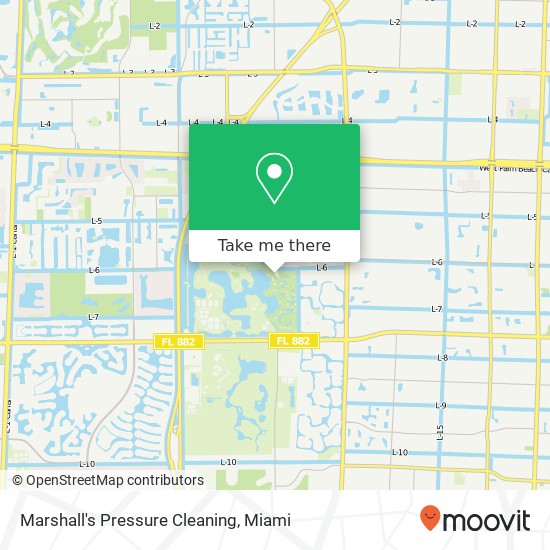 Mapa de Marshall's Pressure Cleaning