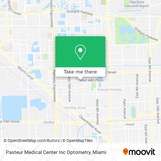 Pasteur Medical Center Inc Optometry map