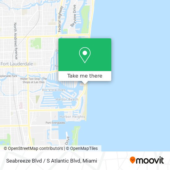 Seabreeze Blvd / S Atlantic Blvd map