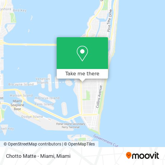 Mapa de Chotto Matte - Miami