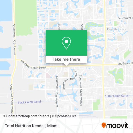 Total Nutrition Kendall map