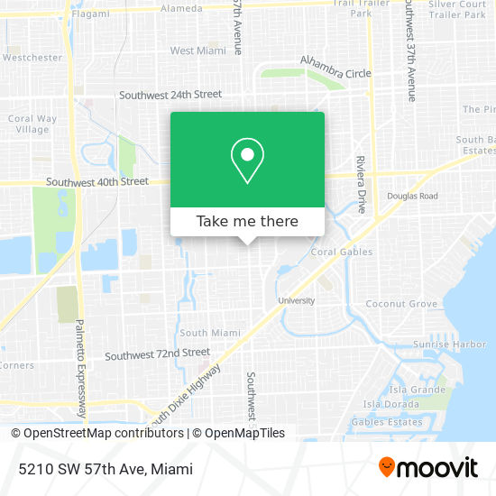 5210 SW 57th Ave map