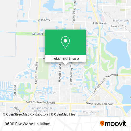 3600 Fox Wood Ln map