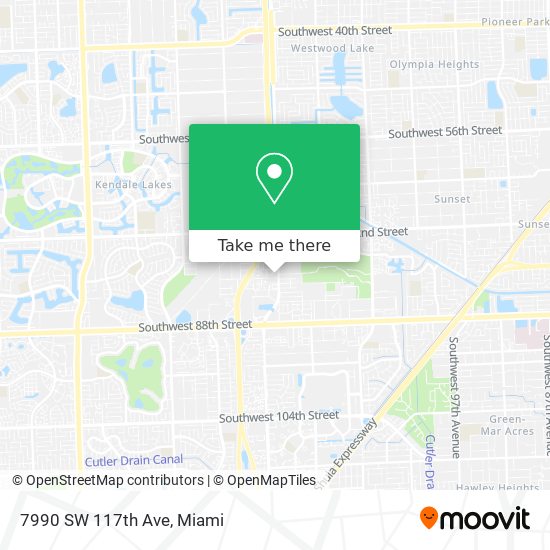 Mapa de 7990 SW 117th Ave