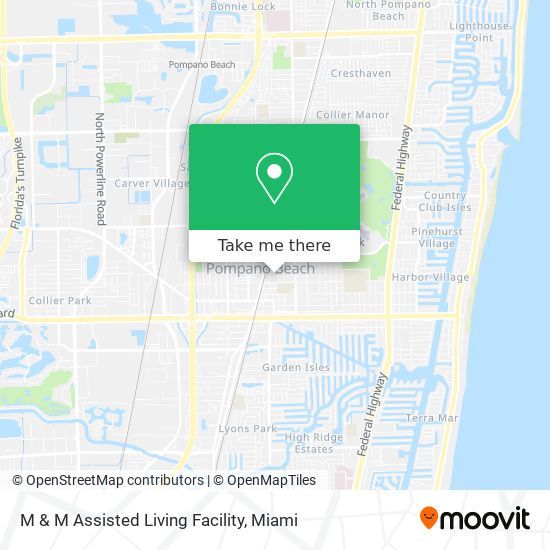 M & M Assisted Living Facility map