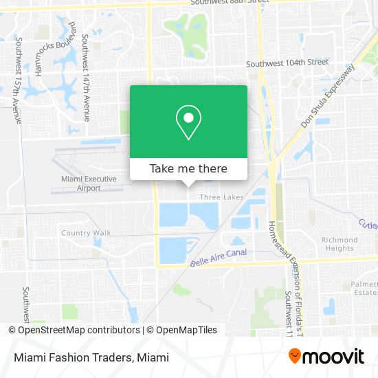 Mapa de Miami Fashion Traders