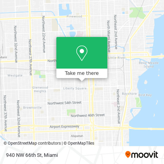 Mapa de 940 NW 66th St