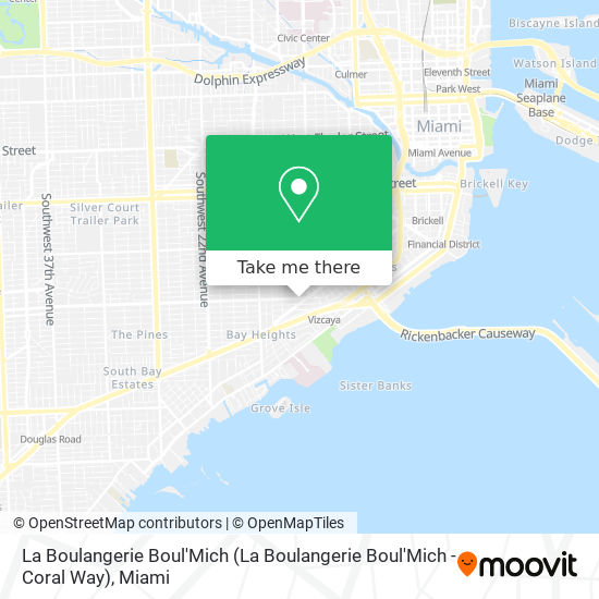 La Boulangerie Boul'Mich (La Boulangerie Boul'Mich - Coral Way) map