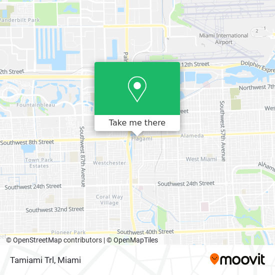 Tamiami Trl map