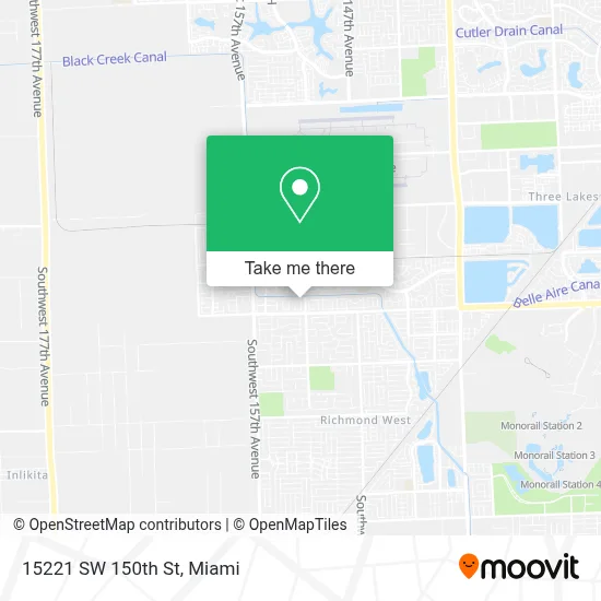 15221 SW 150th St map