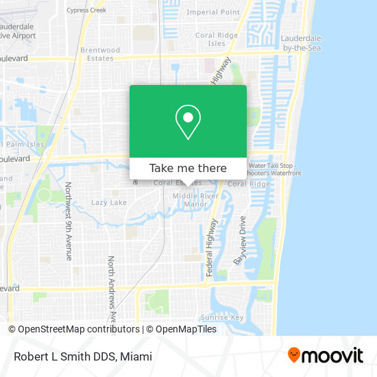 Robert L Smith DDS map