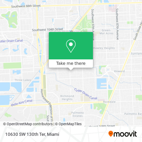 10630 SW 130th Ter map