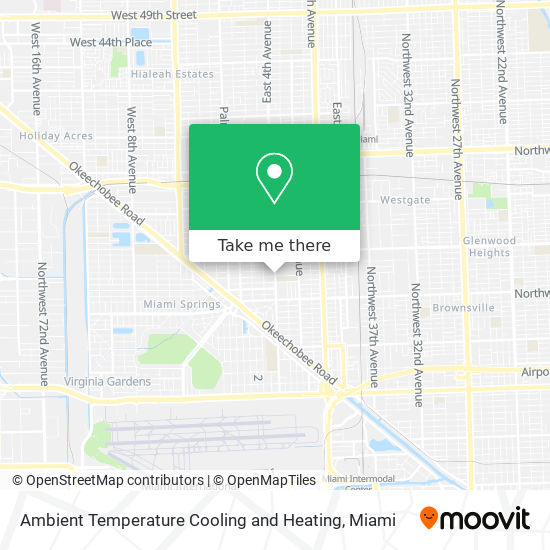 Ambient Temperature Cooling and Heating map