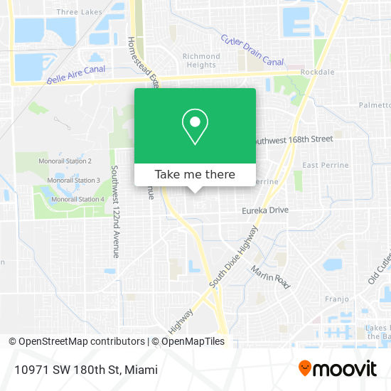 10971 SW 180th St map