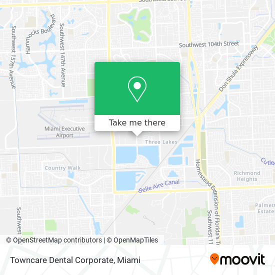 Mapa de Towncare Dental Corporate