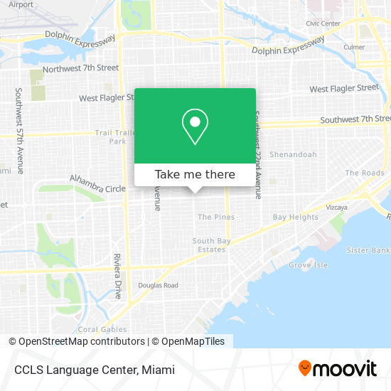 CCLS Language Center map