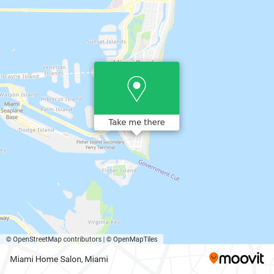 Mapa de Miami Home Salon