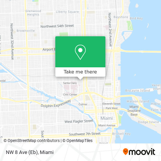 Mapa de NW 8 Ave (Eb)