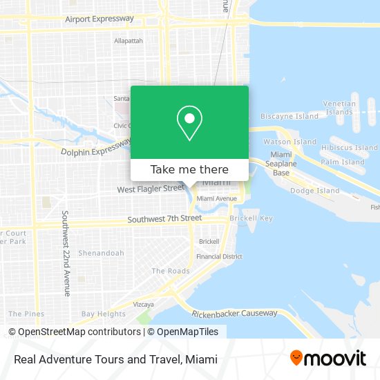 Real Adventure Tours and Travel map