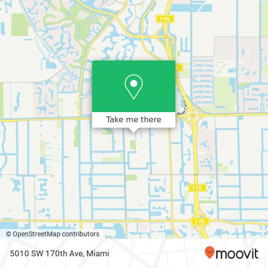 Mapa de 5010 SW 170th Ave