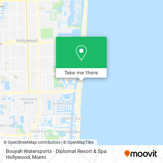 Bouyah Watersports - Diplomat Resort & Spa Hollywood map