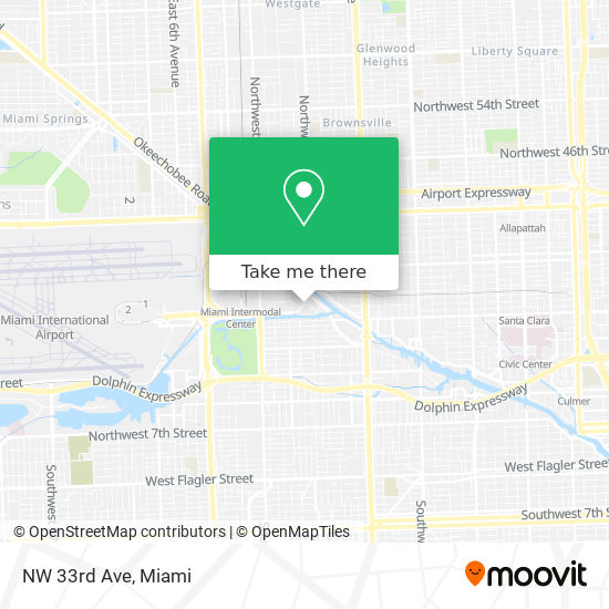 NW 33rd Ave map