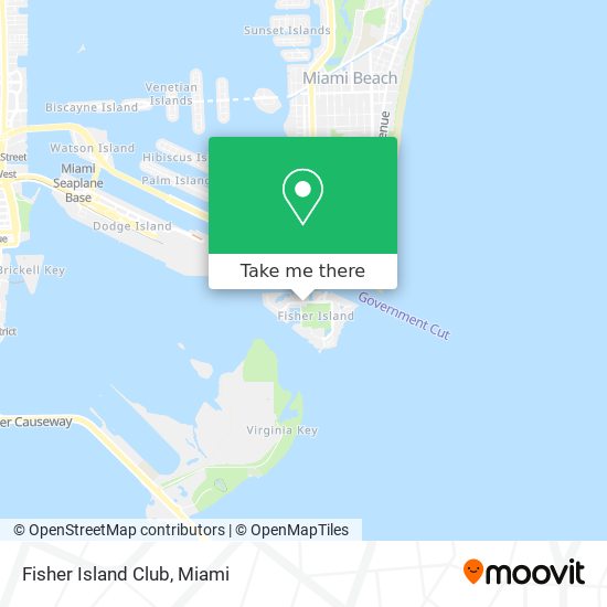 Mapa de Fisher Island Club