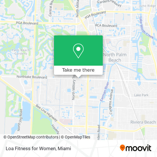 Loa Fitness for Women map