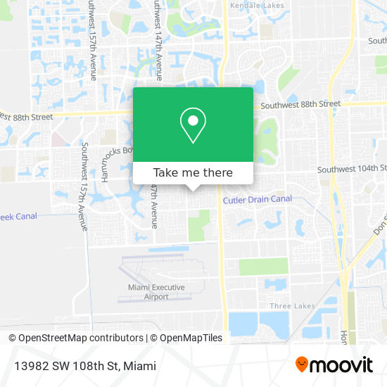 13982 SW 108th St map