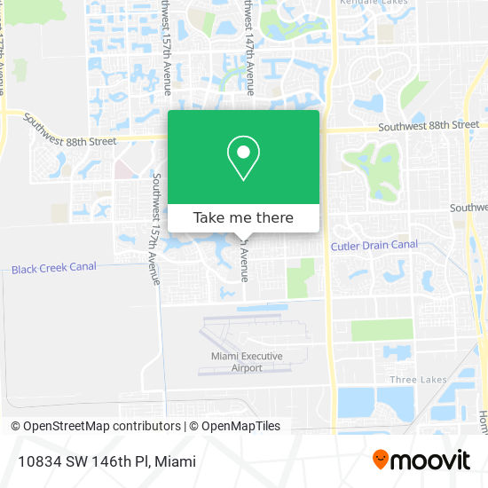 10834 SW 146th Pl map