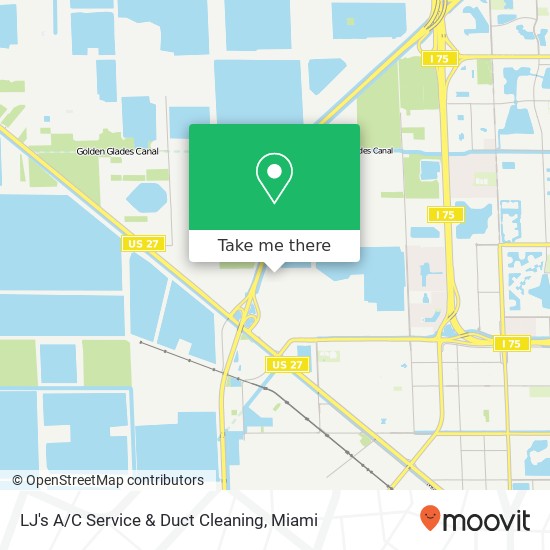 LJ's A / C Service & Duct Cleaning map