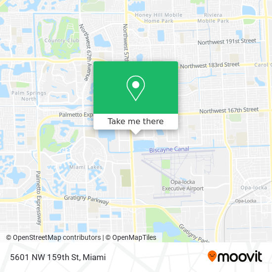 Mapa de 5601 NW 159th St