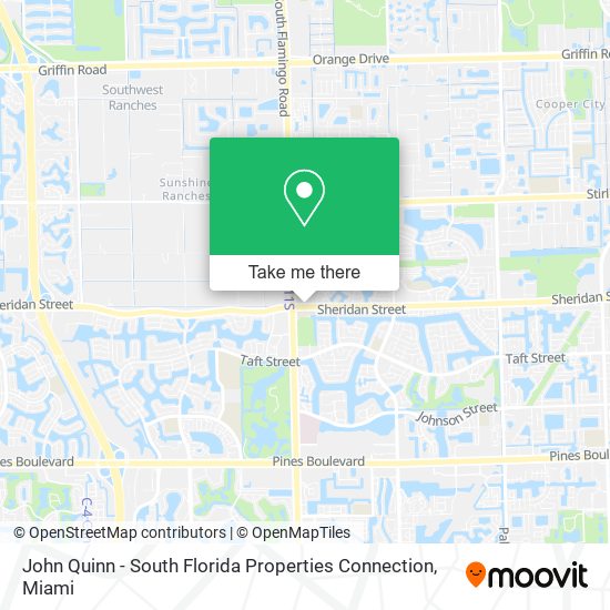 John Quinn - South Florida Properties Connection map