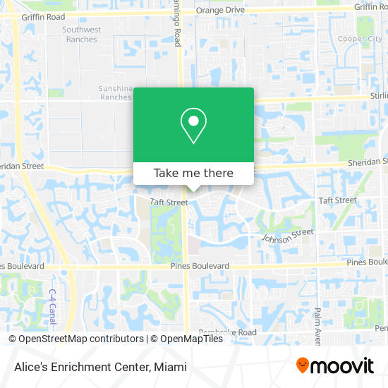 Alice's Enrichment Center map