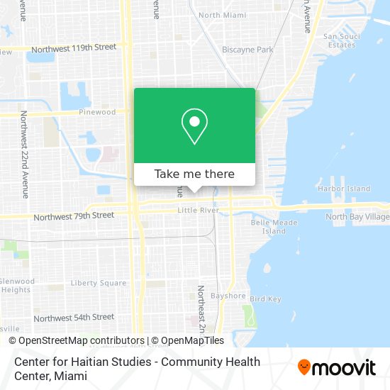 Mapa de Center for Haitian Studies - Community Health Center