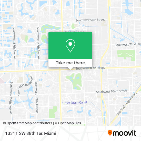 Mapa de 13311 SW 88th Ter