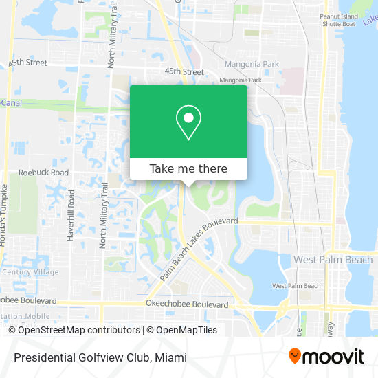 Presidential Golfview Club map