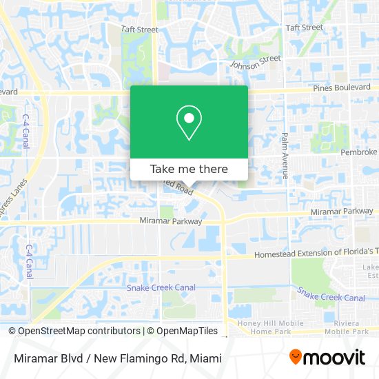 Miramar Blvd / New Flamingo Rd map
