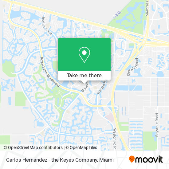 Carlos Hernandez - the Keyes Company map