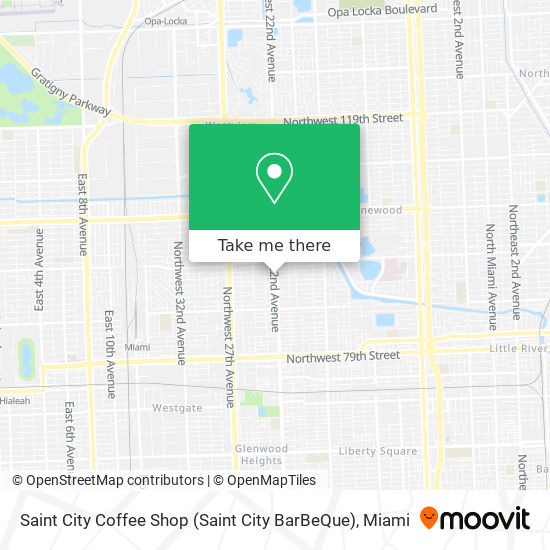 Saint City Coffee Shop (Saint City BarBeQue) map