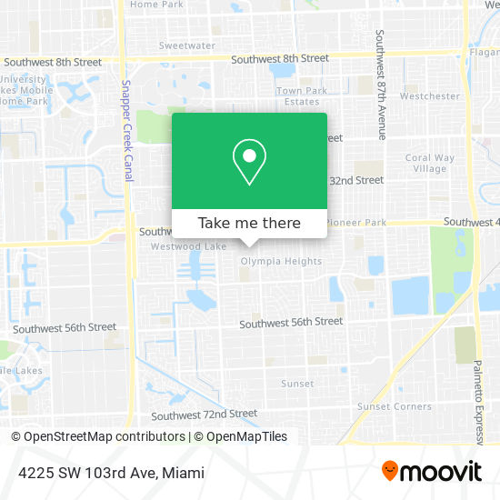 4225 SW 103rd Ave map